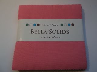 Bella Solids 30's Pink, Charm Pack